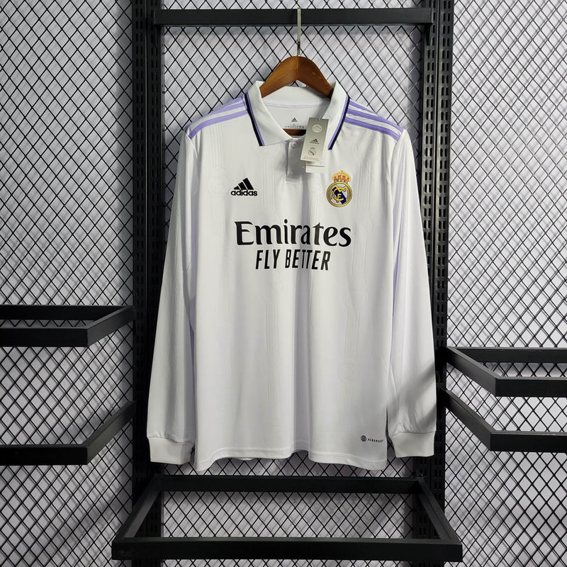 Camisa Manga Longa Real Madrid I 22/23 - Masculina