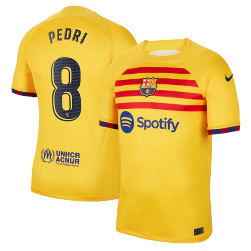 Camisa Barcelona IV Pedri 8 23/24
