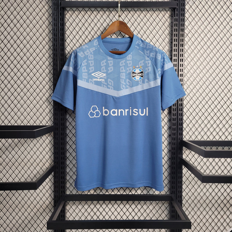 Camisa Grêmio Treino 23/24 Azul/Azul Escura - Masculina