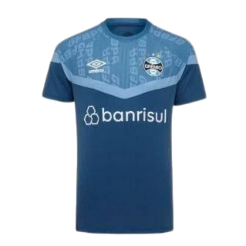 Camisa Grêmio Treino 23/24 Azul/Azul Escura - Masculina