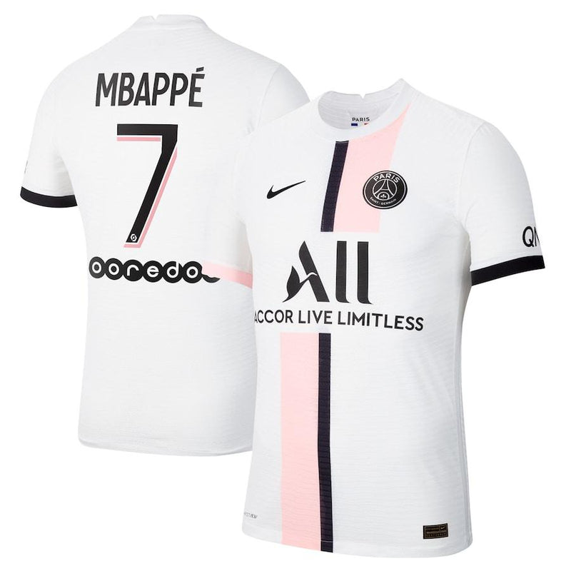 Camisa PSG II - Mbappé - 21/22 Branca - Masculina