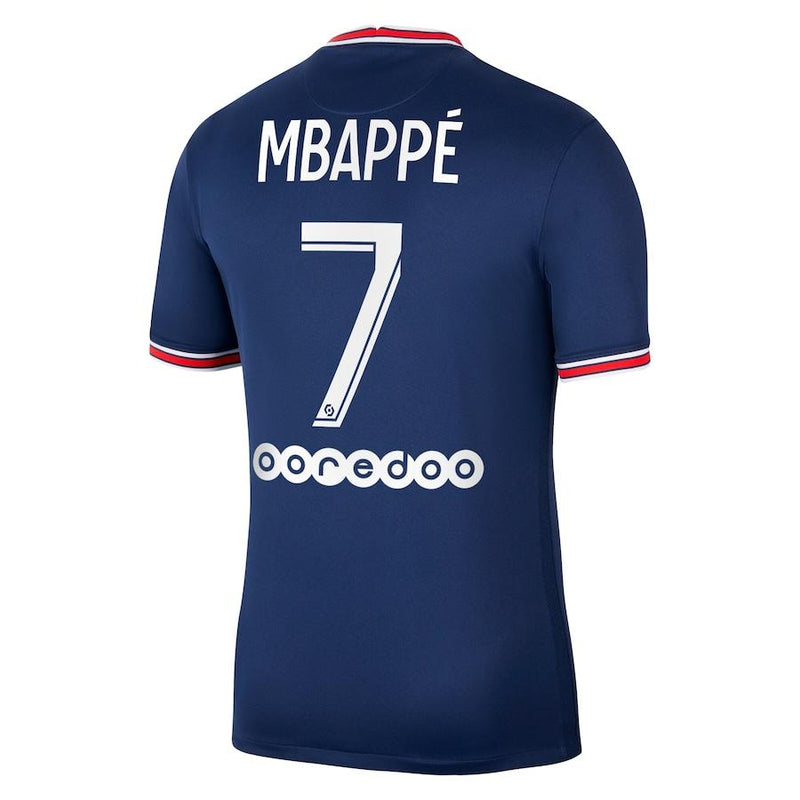 Camisa PSG I - Mbappé - 21/22 Azul - Masculina