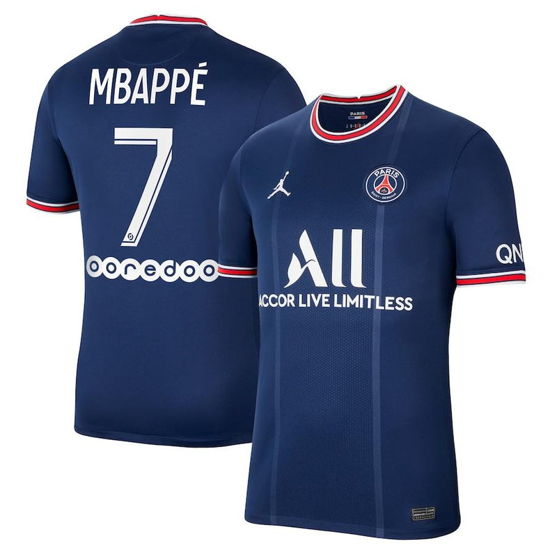 Camisa PSG I - Mbappé - 21/22 Azul - Masculina