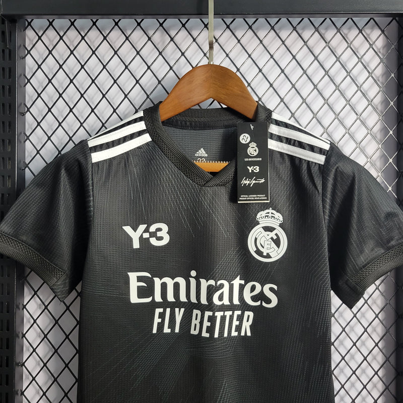 Kit Infantil Real Madrid Black Y-3 22/23